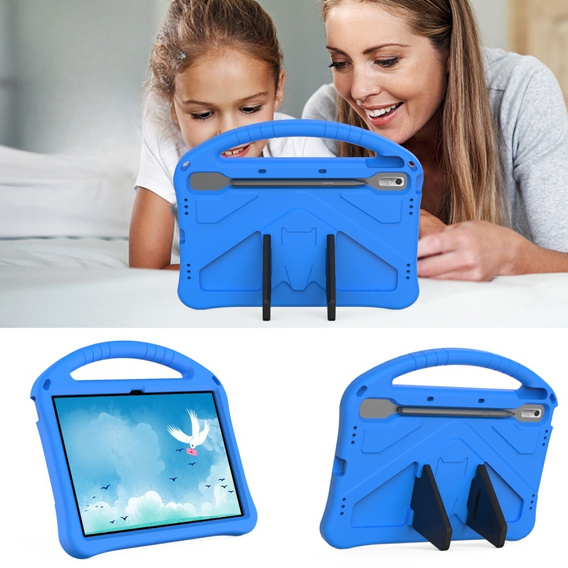 Husa pentru copii pentru Lenovo Tab P11 Pro Gen 2, Husa pentru copii cu mâner, roz