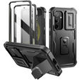 Husă blindată pentru Samsung Galaxy S24, Dexnor Full Body (Two Frames), negru
