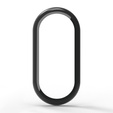 Carcasă 2in1 + sticlă călită pentru Xiaomi Smart Band 10 / 9 / 8, negru