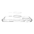 Carcasă Spigen Ultra Hybrid MagSafe pentru iPhone 17 Pro Max, transparentă / albă