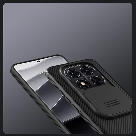 Carcasă blindată Nillkin pentru Xiaomi Redmi Note 14 Pro+ 5G, CamShield Pro, negru