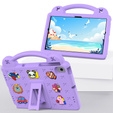 Husă pentru copii pentru Lenovo M10 X306 2 Gen / M10 Plus TB-X606 10.3 / Samsung Tab A 10.1 T510/515 / K10 X6C6, Cute Patterns, cu suport, violet