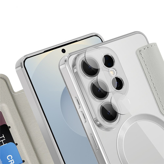 Husă RFID Wallet MagSafe cu protecție pentru cameră pentru Samsung Galaxy S26 Ultra