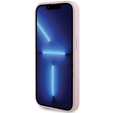 GUESS Huse pentru iPhone 14 Pro, Saffiano MagSafe, roz