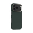 Husă BENKS din Kevlar pentru iPhone 17 Pro Max, Magnetic Armour Tint 1000D 0070, pentru MagSafe, buton activ – verde