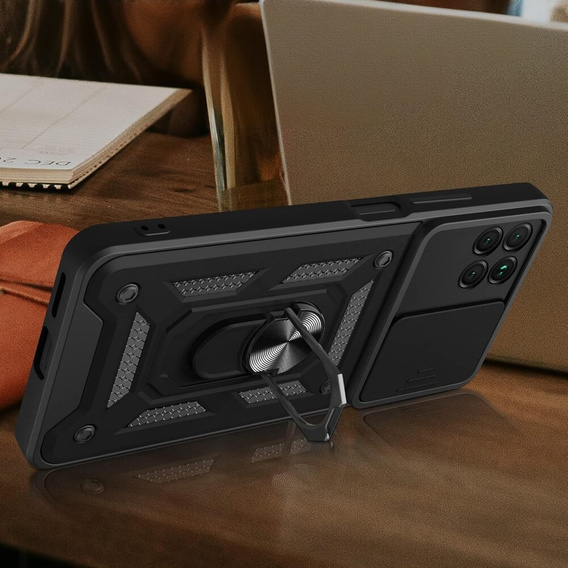 Husă blindată pentru T Phone 2 5G, CamShield Slide, negru