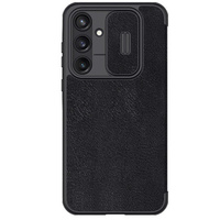 NILLKIN flip case NILLKIN pentru Samsung Galaxy A35 5G, CamShield Qin Pro, piele, negru