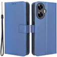Cu clapetă pentru Realme C55, Wallet, Smart Magnet, albastru