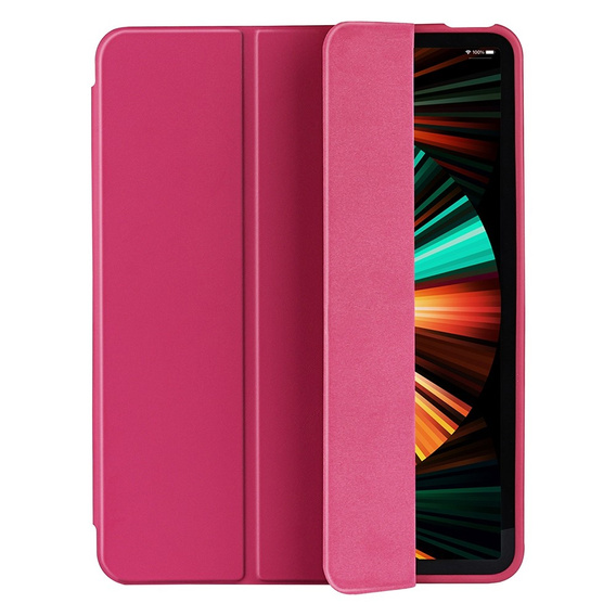 Husă pentru iPad Pro 11 2021/2022, Smartcase cu spațiu pentru stylus, roz