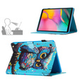 Husă pentru Samsung Galaxy Tab A7 Lite, cu clapetă, owl