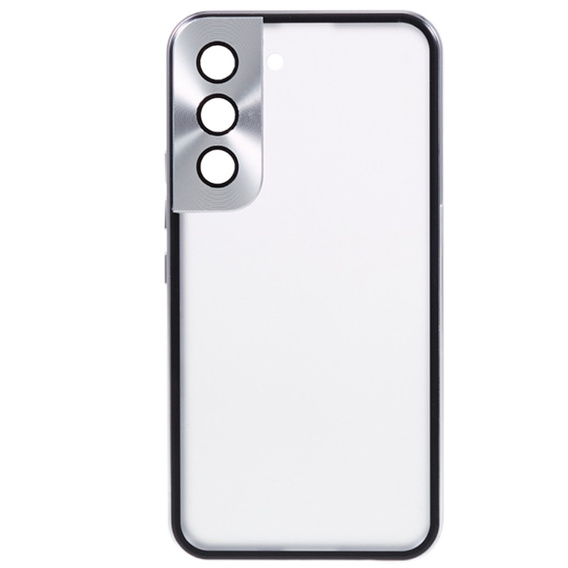Husa pentru Samsung Galaxy S21, Magnetic Dual Glass, de argint