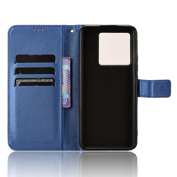 Husă flip pentru Xiaomi 13T / 13T Pro / Redmi K60 Ultra, Smart Magnet, albastru