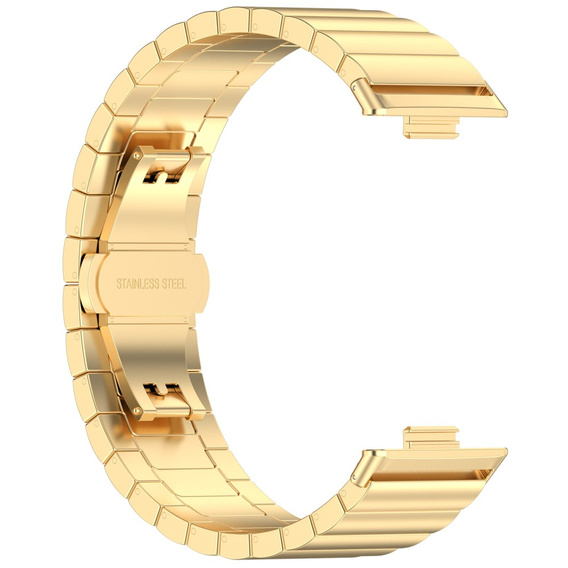 Brățară din oțel pentru Huawei Watch Fit 4 / 4 Pro / 3, auriu