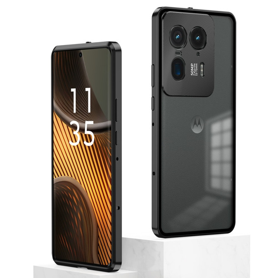 Carcasă pentru Motorola Edge 50 Ultra, Frame Case, negru