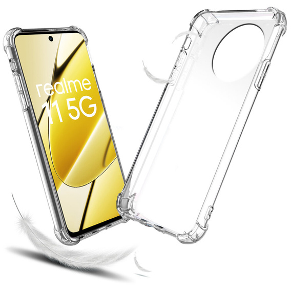 Huse pentru Realme 11 5G, Dropproof, transparentă