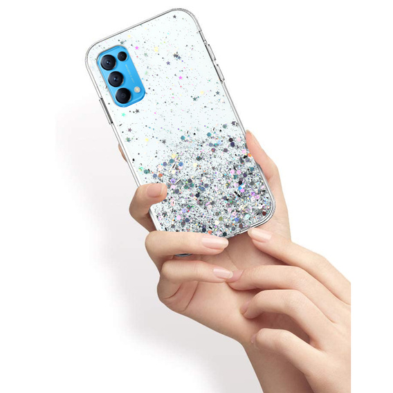Huse pentru OPPO Reno 5 5G, Glittery, transparentă
