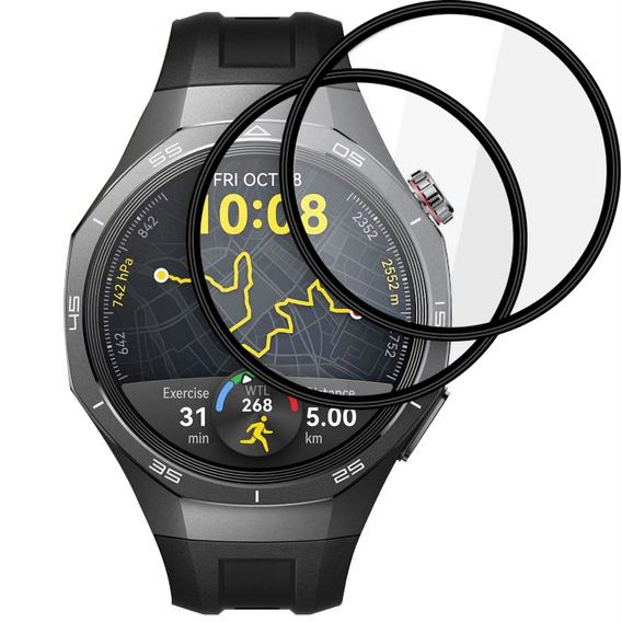 2x ERBORD Hybrid Glass pentru Huawei Watch GT 5 Pro 46mm