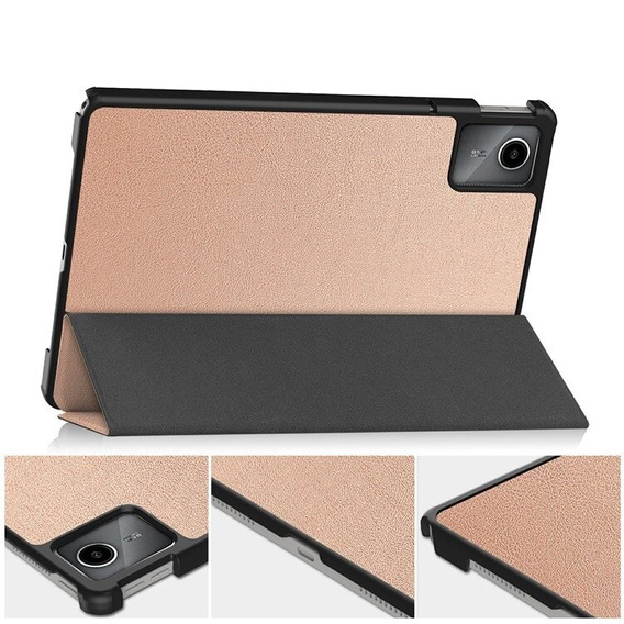 Husă pentru Lenovo Tab M11, Smartcase, roz rose gold