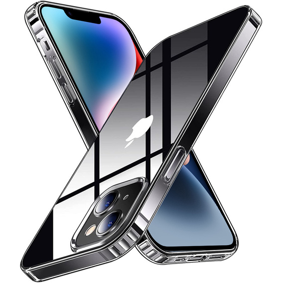 Huse pentru iPhone 14, Fusion Hybrid, transparentă