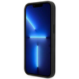 Karl Lagerfeld Huse pentru iPhone 14, Saffiano Choupette Head Patch, de argint