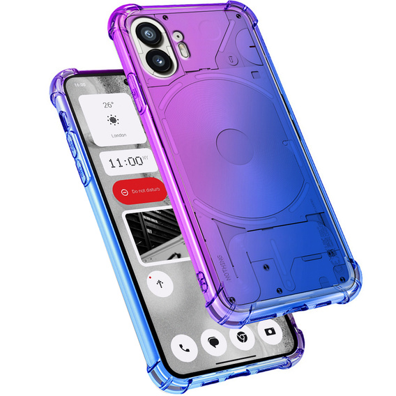 Husa pentru Nothing Phone 2 5G, Gradient Dropproof, Violet / albastru