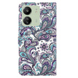 Cu clapetă pentru Xiaomi Redmi 13C / Poco C65, Wallet, Flowers
