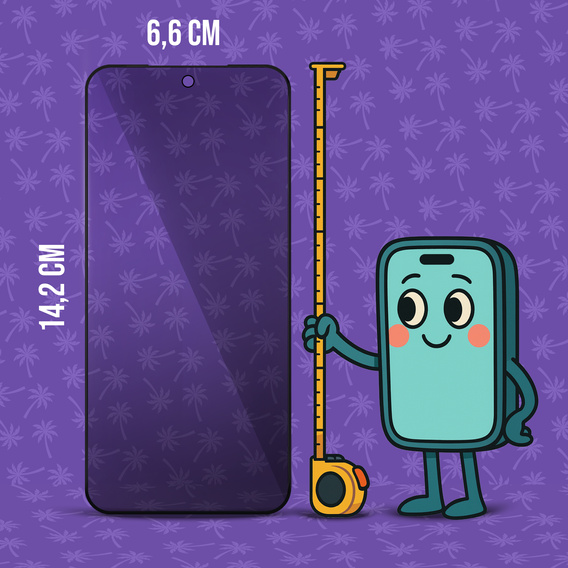 Sticlă temperată Shy Palm Privacy pentru Samsung Galaxy S23