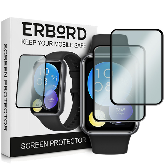 2x ERBORD Hybrid Glass pentru Huawei Watch Fit 2
