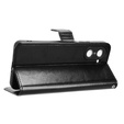 Cu clapetă pentru OnePlus Nord CE5, Crazy Horse Wallet, negru