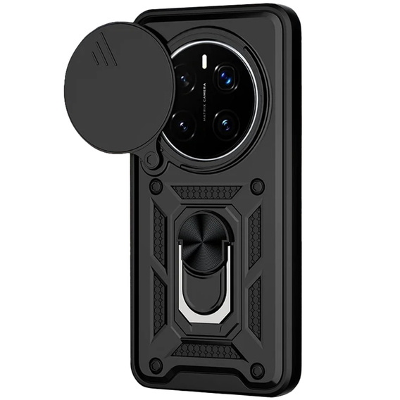 Husă blindată pentru Honor Magic 7 Pro, CamShield Slide, negru