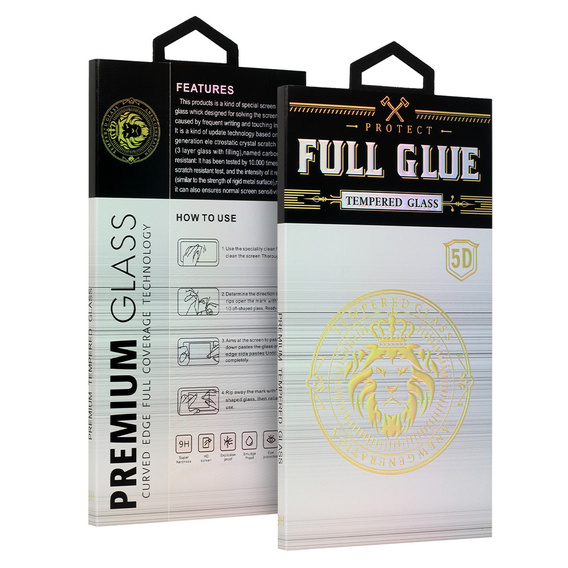 Sticlă temperată HARD Full Glue 5D pentru iPhone 17 Pro Max
