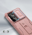 Husă blindată pentru Samsung Galaxy S25 Ultra, Dexnor Full Body (Two Frames), roz