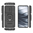 Husă pentru Xiaomi Redmi Note 14 5G, KickStand Camera Lens, negru