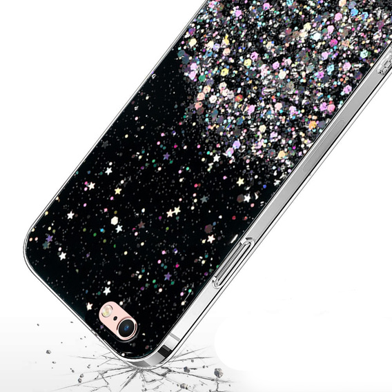 Huse pentru iPhone 6/6s 4.7, Glittery, negru