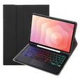 Husă cu tastatură Bluetooth iluminată și touchpad pentru Samsung Galaxy Tab S11