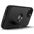 Carcasa Spigen pentru iPhone 15, Tough Armor Mag MagSafe, negru + 9H Tempered Glass