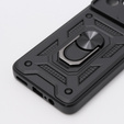 Husă blindată pentru Motorola Moto G54 5G, CamShield Slide, negru