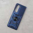Husă blindată pentru Samsung Galaxy Z Fold5 5G, CamShield Slide, albastru