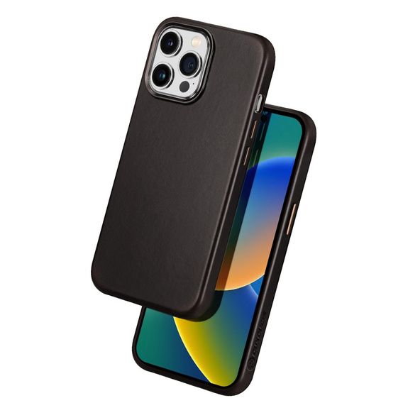 Huse pentru iPhone 14 Pro Max, Dux Ducis Max Naples, negru