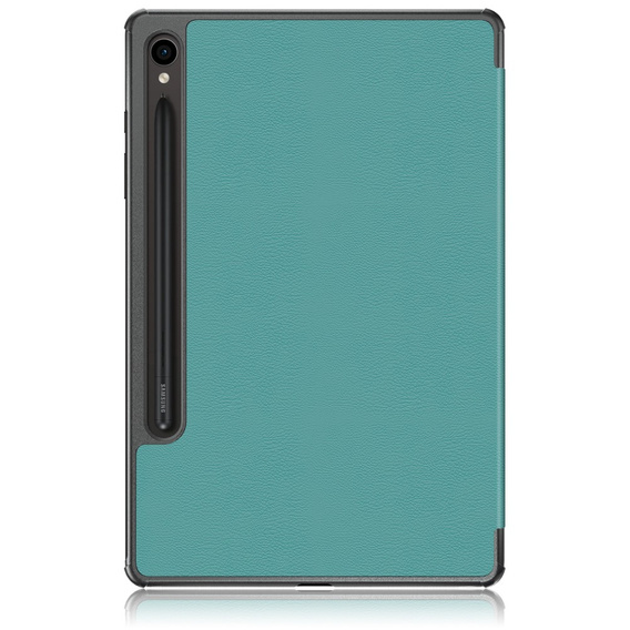 Husă pentru Samsung Galaxy Tab S9, Smartcase cu spațiu pentru stylus, verde
