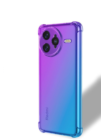 Husa pentru Xiaomi Poco F7 Ultra, Gradient Dropproof, Violet / albastru