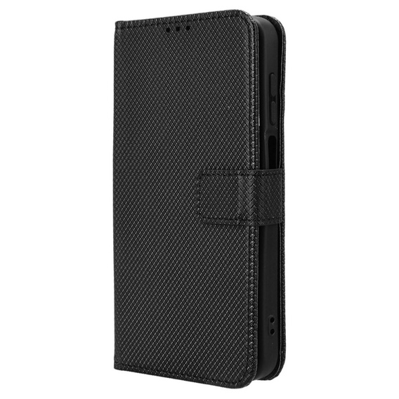 Cu clapetă pentru Samsung Galaxy M15 5G, Wallet Smart Magnet, negru