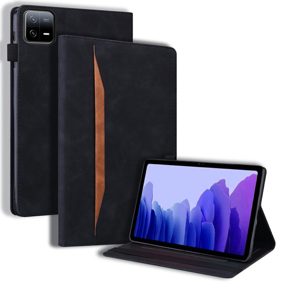 Husă pentru Xiaomi Pad 7, Classic, cu spațiu pentru stylus, maro