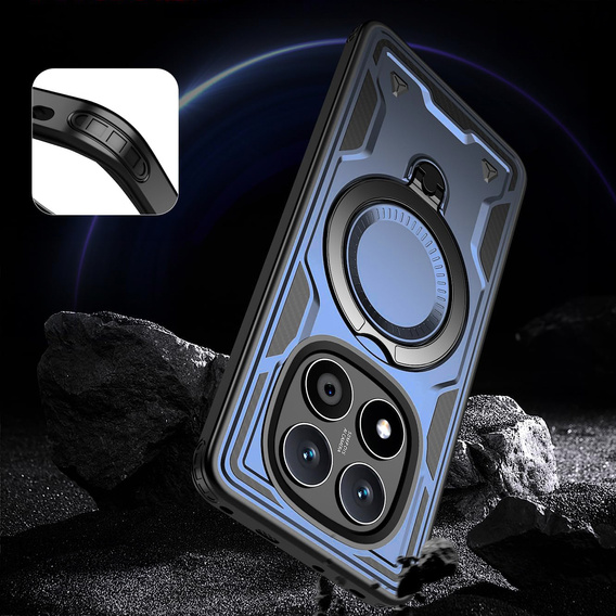 Husă magnetică cu suport pentru Xiaomi Redmi Note 15 Pro Plus 5G / Poco M8 Pro 5G