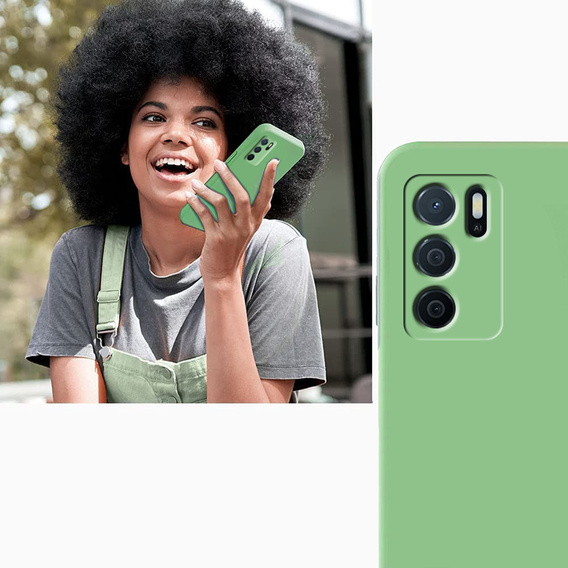Husa pentru Oppo A16 / A16S, Silicone Lite, de mentă
