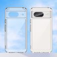 Carcasă pentru Google Pixel 8, Fusion Hybrid, cu protecție pentru camera foto, transparentă