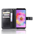Cu clapetă pentru Oukitel WP5, Crazy Horse Wallet, negru