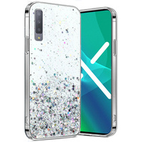 Huse pentru Samsung Galaxy A7 2018, Glittery, transparentă