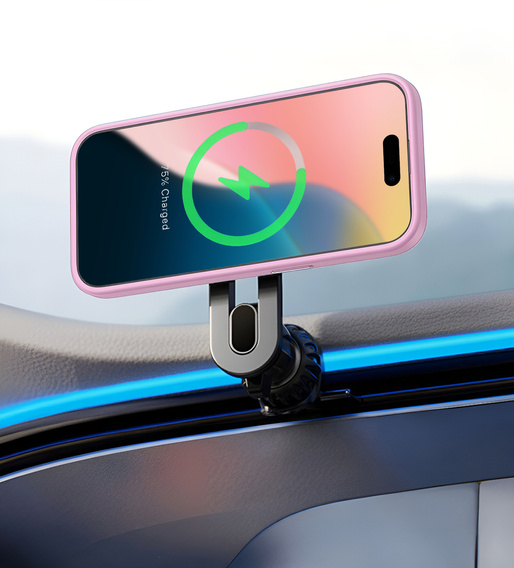 Husă pentru iPhone 16 Plus, pentru MagSafe, ERBORD Matt Case, roz + sticlă pentru ecran