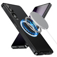 Carcasă de protecție pentru camera foto pentru Sony Xperia 1 V, CamShield MagSafe, transparent / negru
